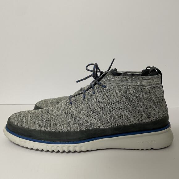 Cole Haan 2.Zerogrand Stitchlite Chukka Boots Men’s 11.5 M c30293 Grey Blue EUC - Picture 5 of 12